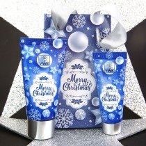 XMAS Scented Hand Lotion - Blue and Silver