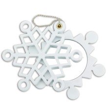 Snow Crystal Compact Mirror