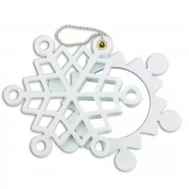 Snow Crystal Compact Mirror